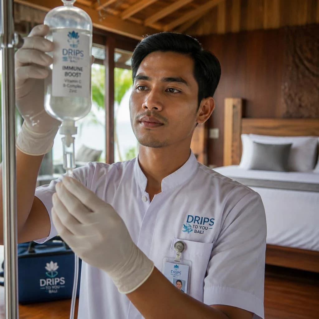 Drips To You - Bali mobile IV therapy service moment 1
