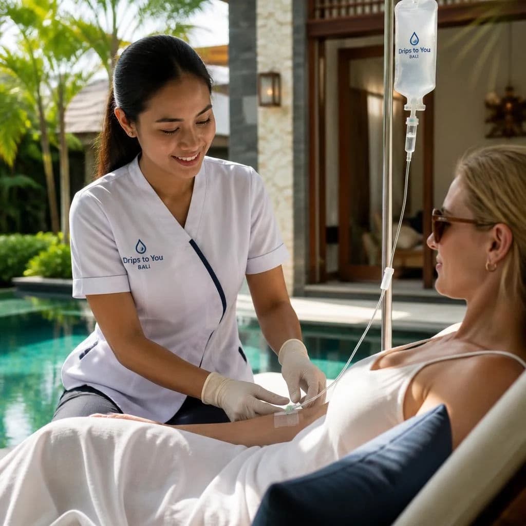 Drips To You - Bali mobile IV therapy service moment 3